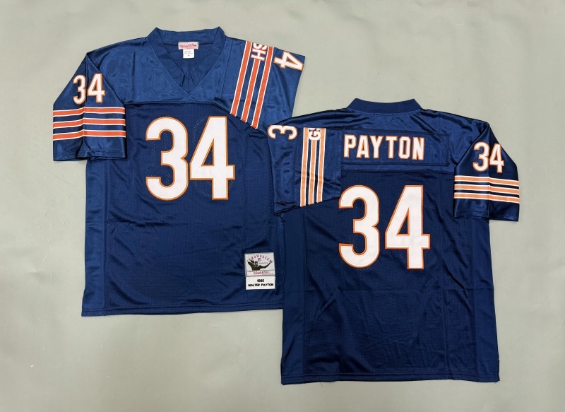 Men 2025 Nike Chicago Bears #34 Payton blue Throwback Limited NFL Jersey style 002->chicago bears->NFL Jersey